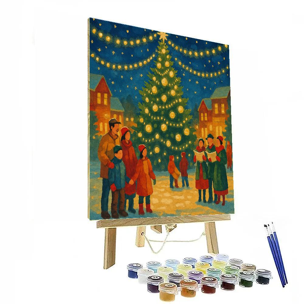 Stars Over The Square paint by numbers