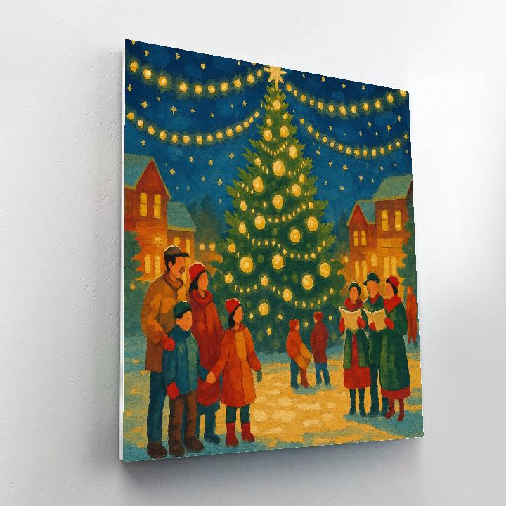 Stars Over The Square paint by numbers