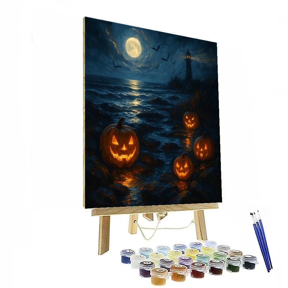 Jack O Lantern Cove paint by number