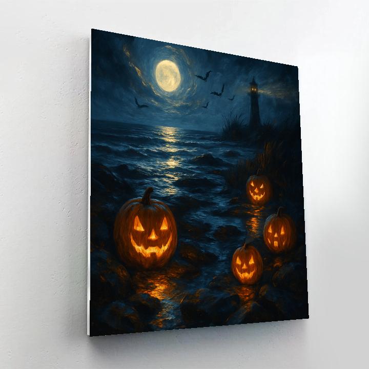 Jack O Lantern Cove paint by number