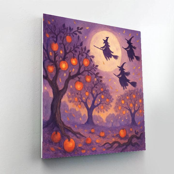 Witching Hour Orchard paint by number