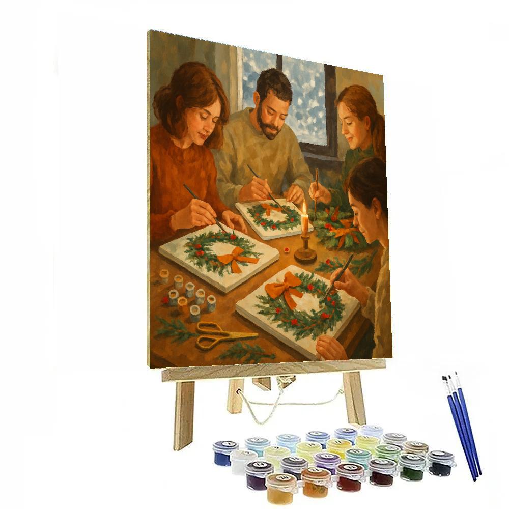Wreath Makers painting number kit