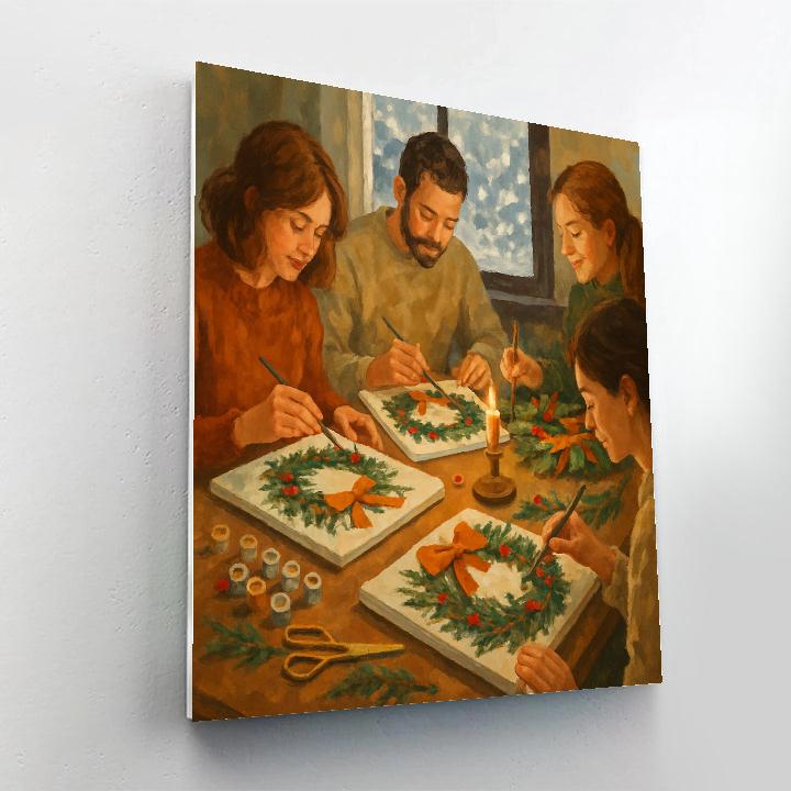 Wreath Makers painting number kit