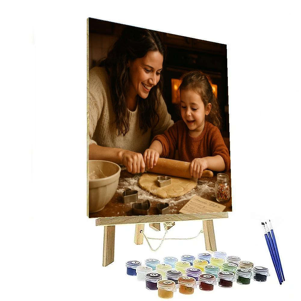 Baking Love Together paint by number