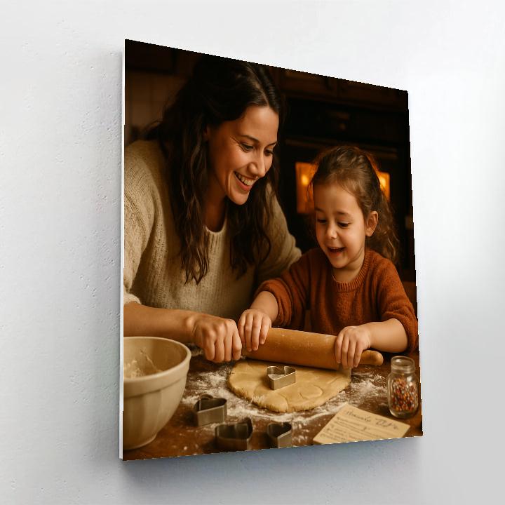 Baking Love Together paint by number