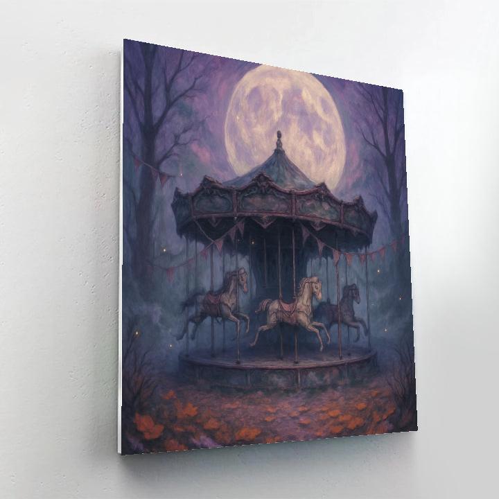 Phantom Carousel Clearing Number painting