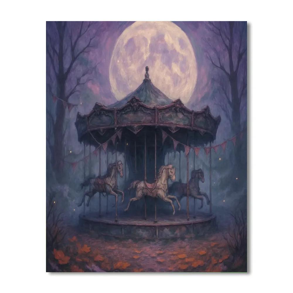 Phantom Carousel Clearing Number painting