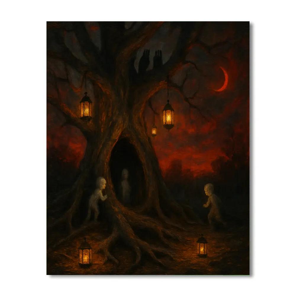 Hollow Elm Watch paint by numbers