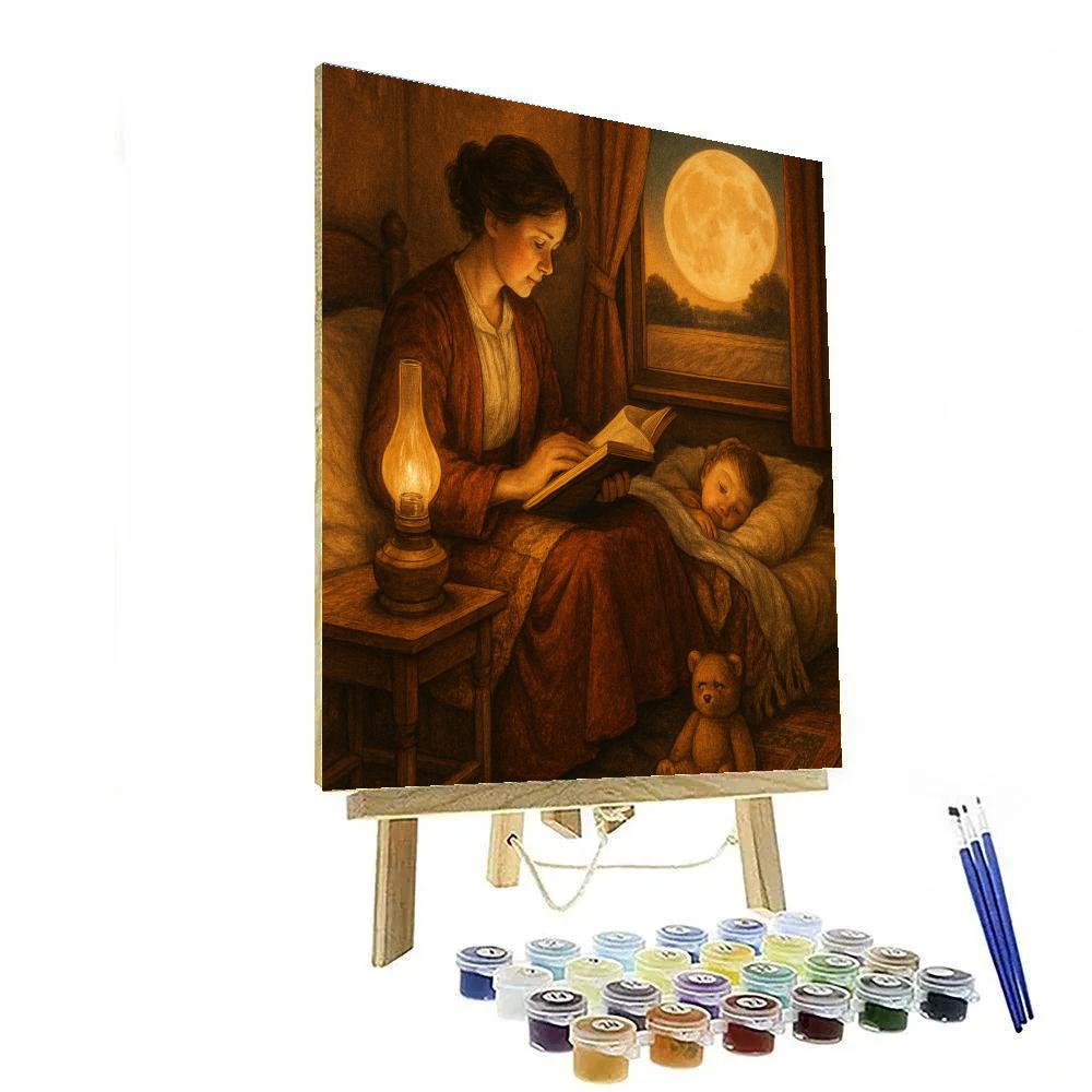 Harvest Moon Bedtime Story Paint by numbers art