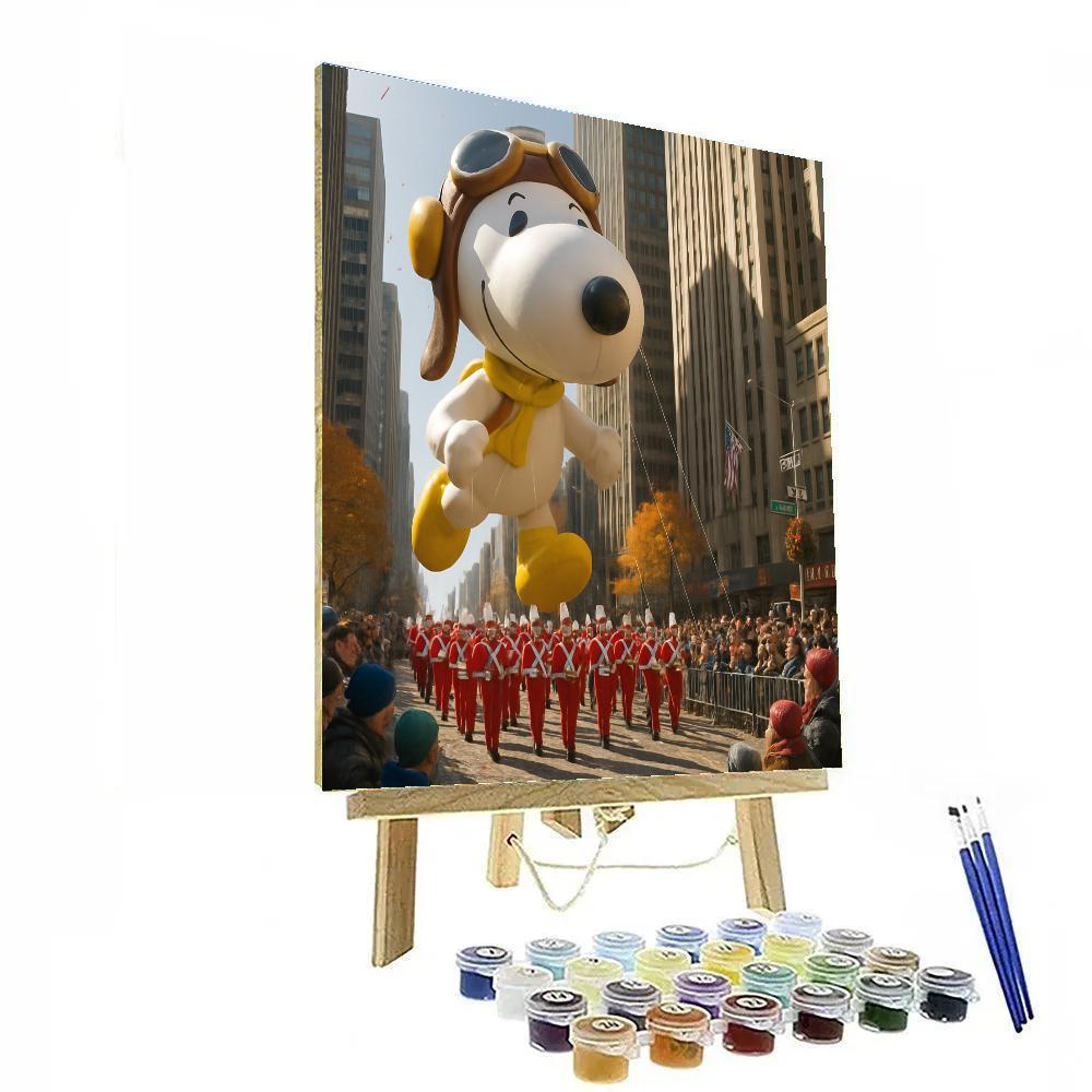 New York Thanksgiving Parade Paint by numbers kits