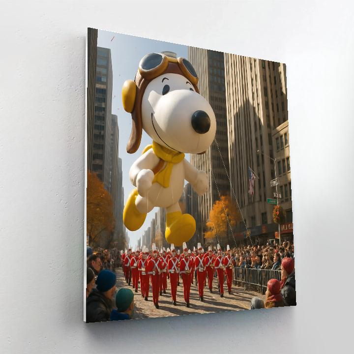 New York Thanksgiving Parade Paint by numbers kits