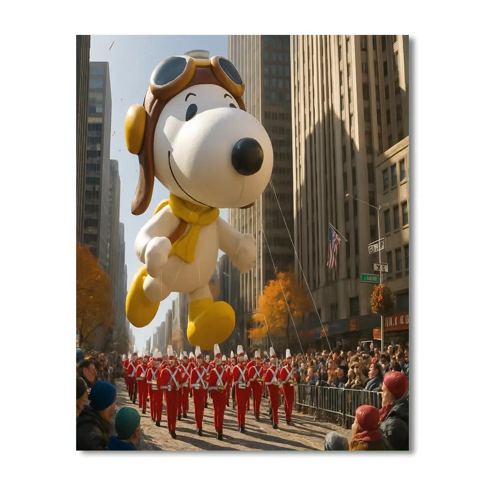New York Thanksgiving Parade Paint by numbers kits