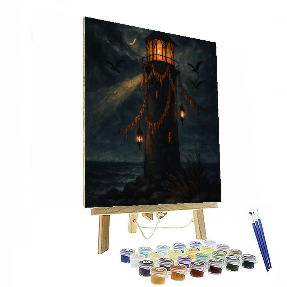 Lantern Lighthouse Hollow Paint by numbers kits