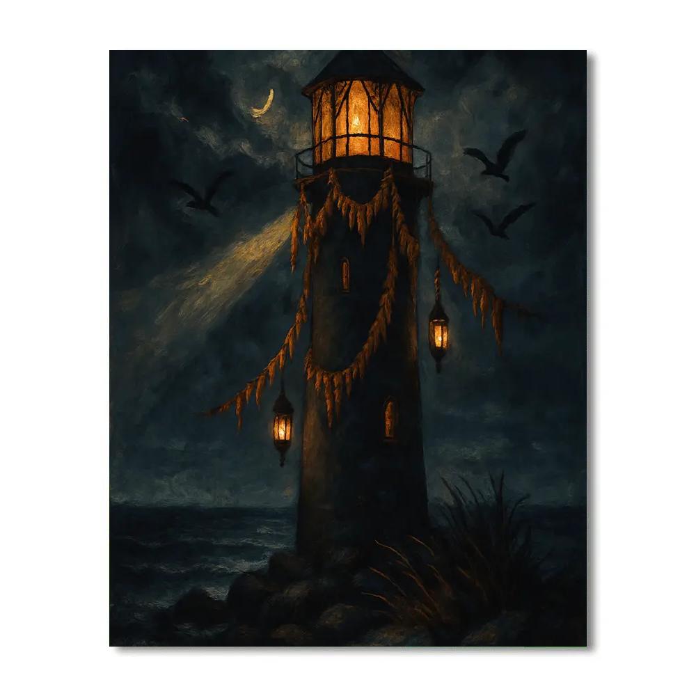 Lantern Lighthouse Hollow Paint by numbers kits