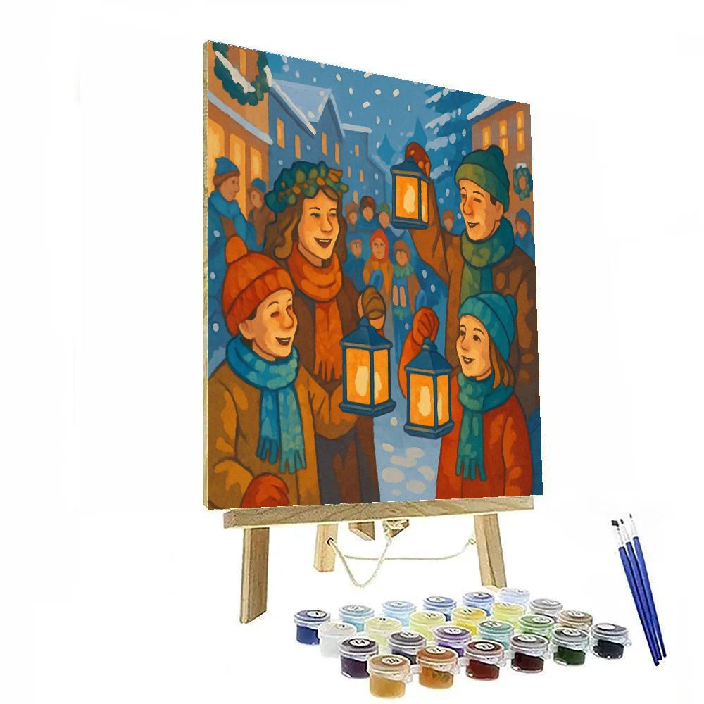 Festival Of Lanterns paint by numbers