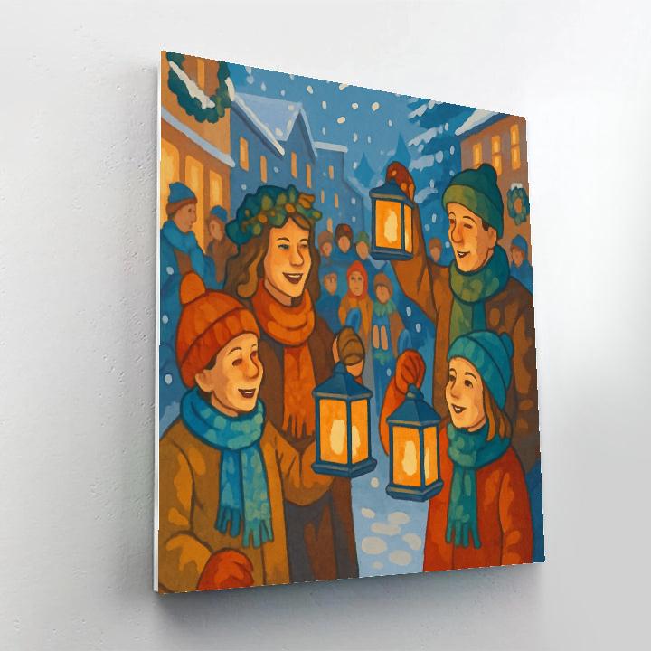 Festival Of Lanterns paint by numbers