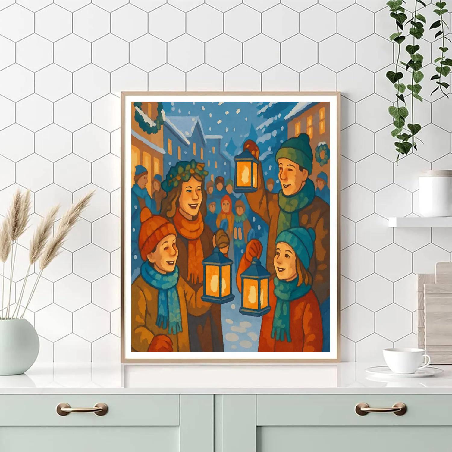Festival Of Lanterns paint by numbers