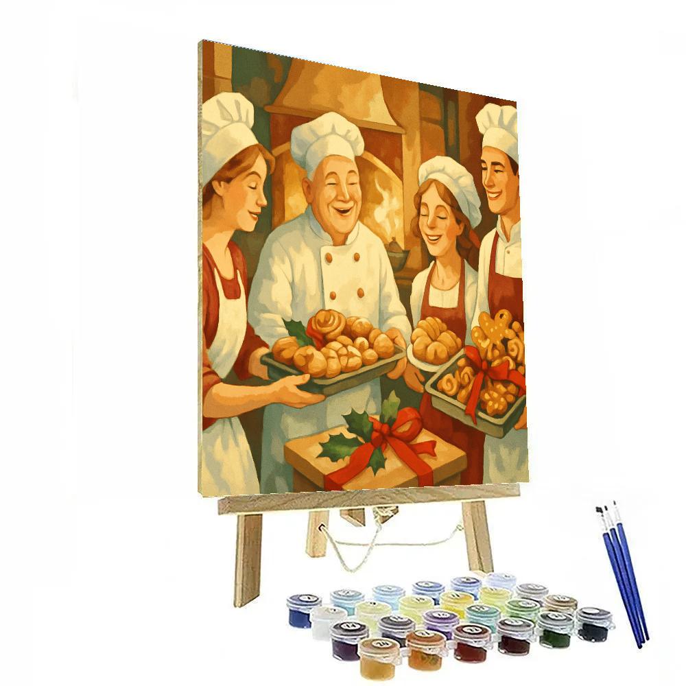 Bakers Morning painting number kit