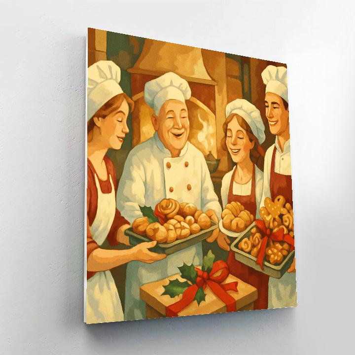 Bakers Morning painting number kit