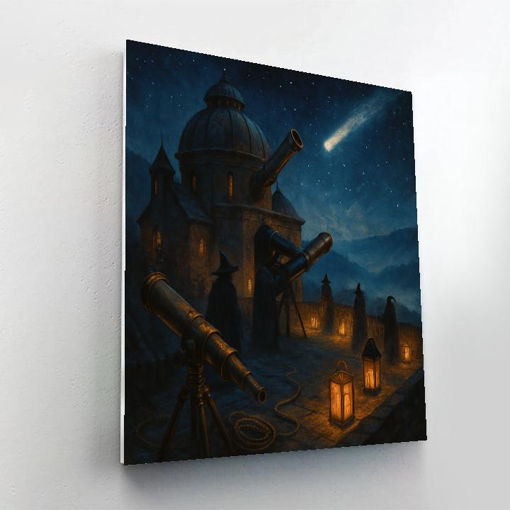 Echo Ridge Observatory paint by number