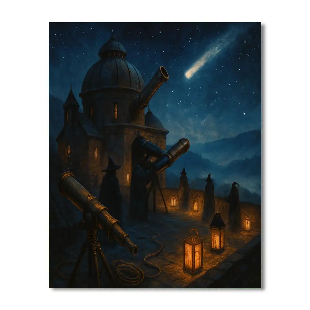 Echo Ridge Observatory paint by number