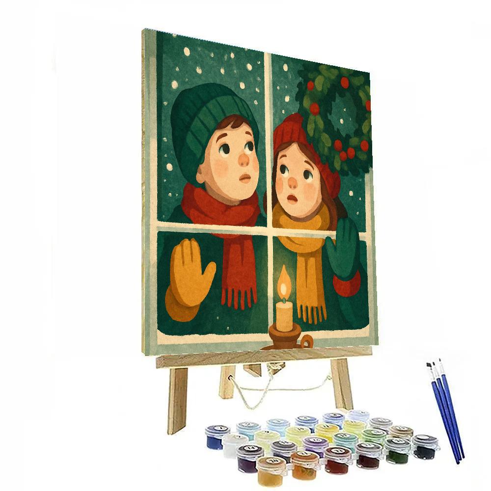 Window Seat Wishes painting number kit