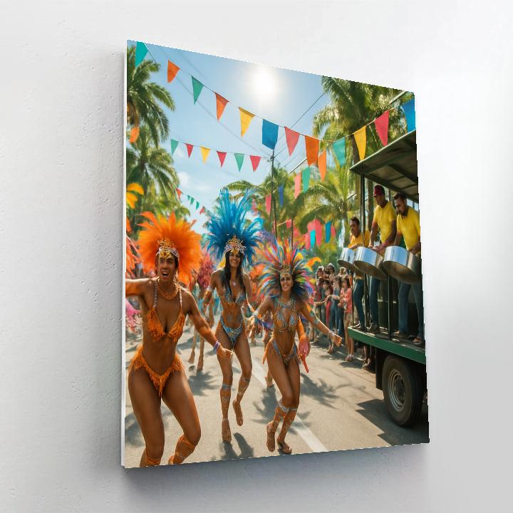 Trinidad Carnival Panorama painting number kit