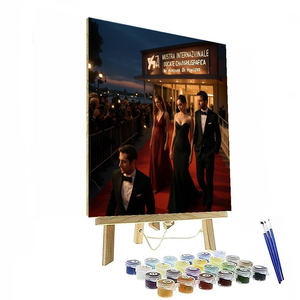 Venice Film Festival Red Carpet DIY paint by numbers