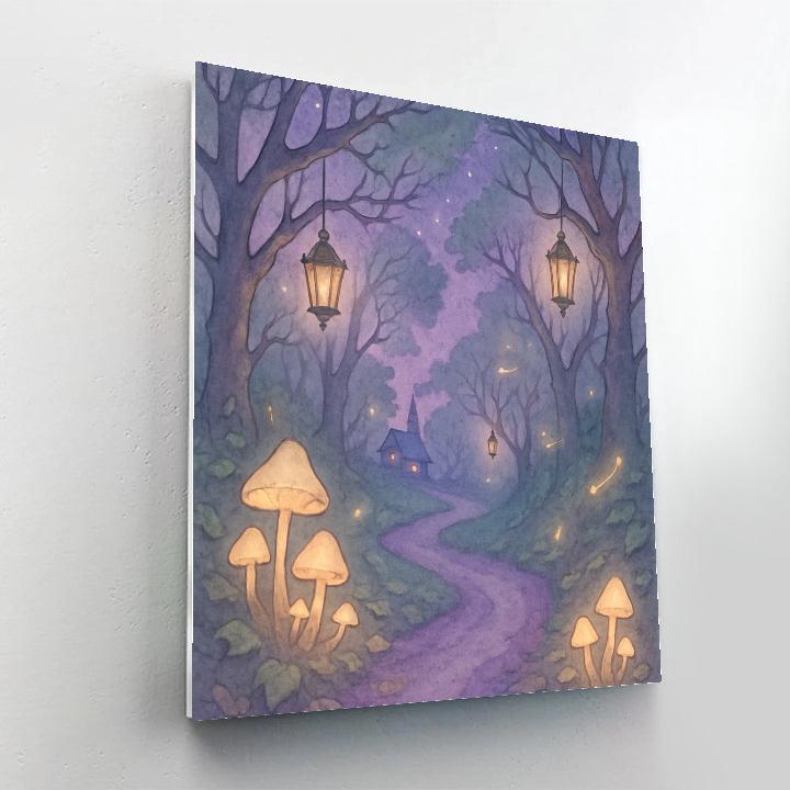 Glimmerwood Path Paint by numbers kits