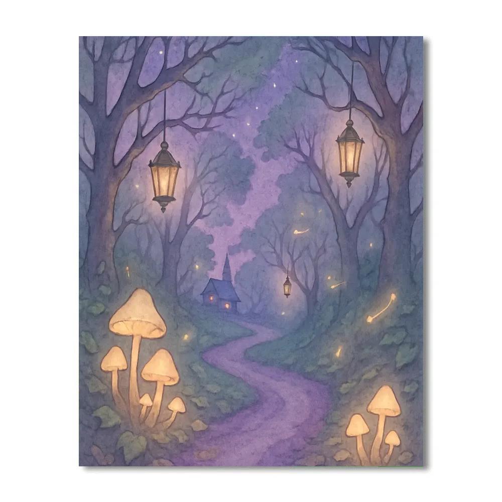 Glimmerwood Path Paint by numbers kits