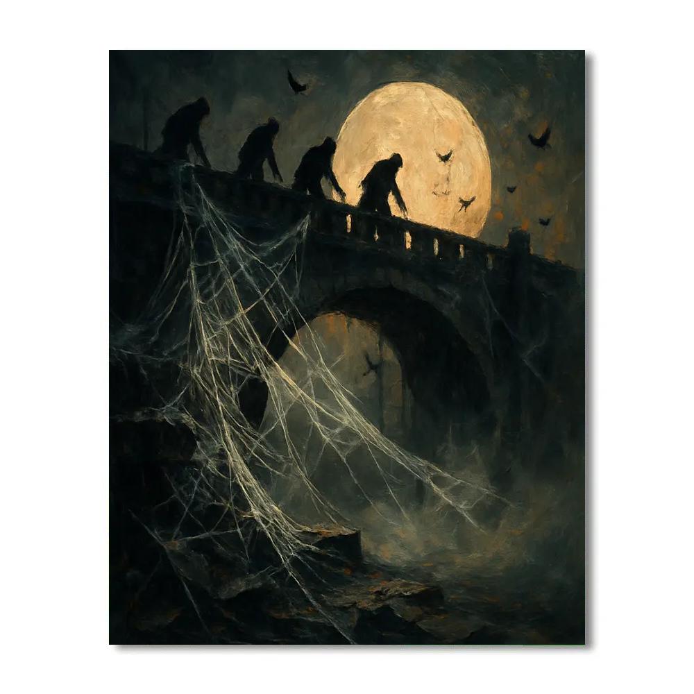 Cobweb Overpass Paint by numbers art