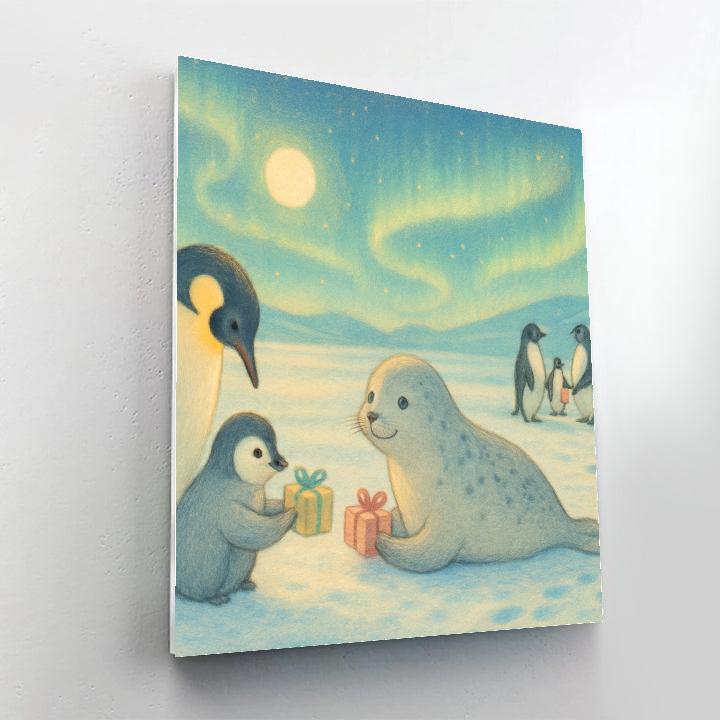 Polar Postcard Panorama Paint by numbers kits