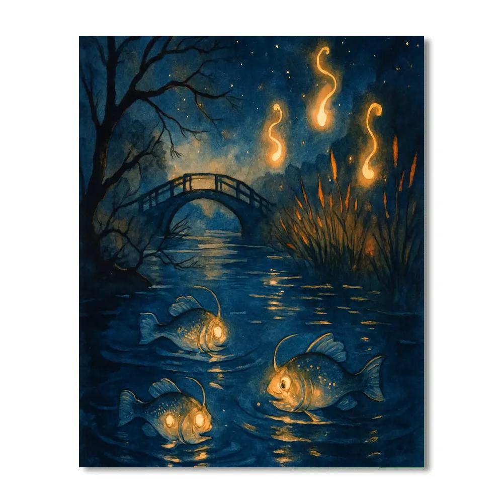 Hollowscale Riverbank Paint by numbers kits