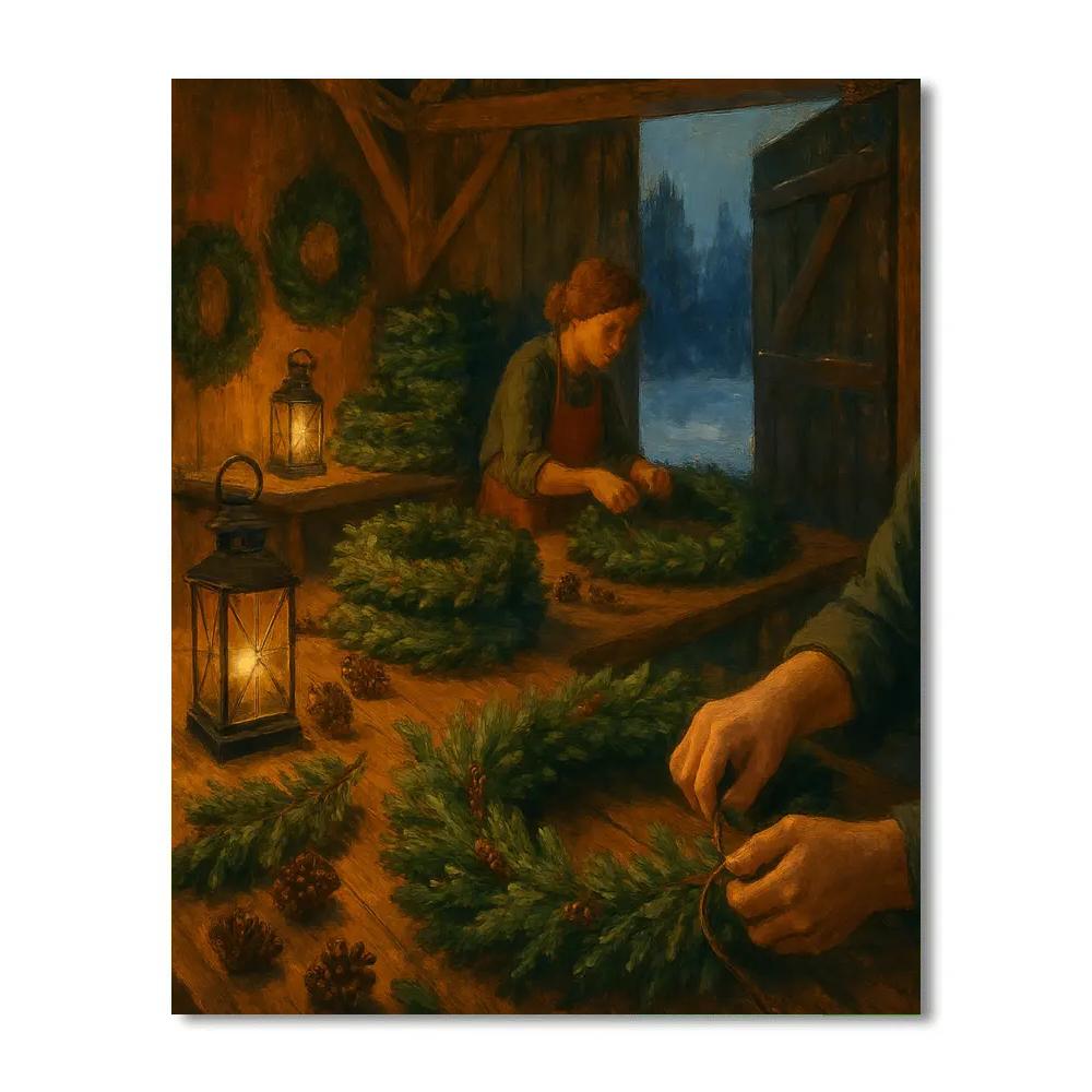 Twilight Wreathmakers Painting by numbers kit