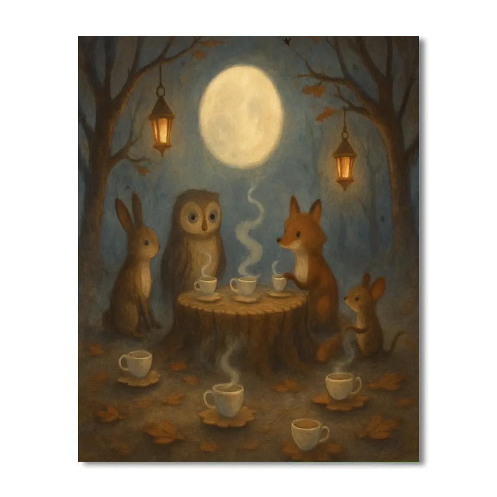 Spindlewood Tea Party Painting by numbers kit