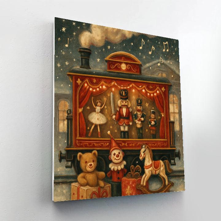 Nutcracker Traincar Number painting