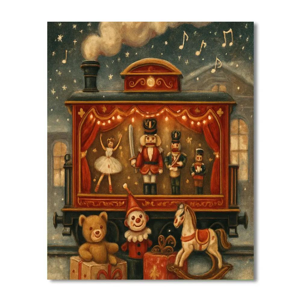 Nutcracker Traincar Number painting