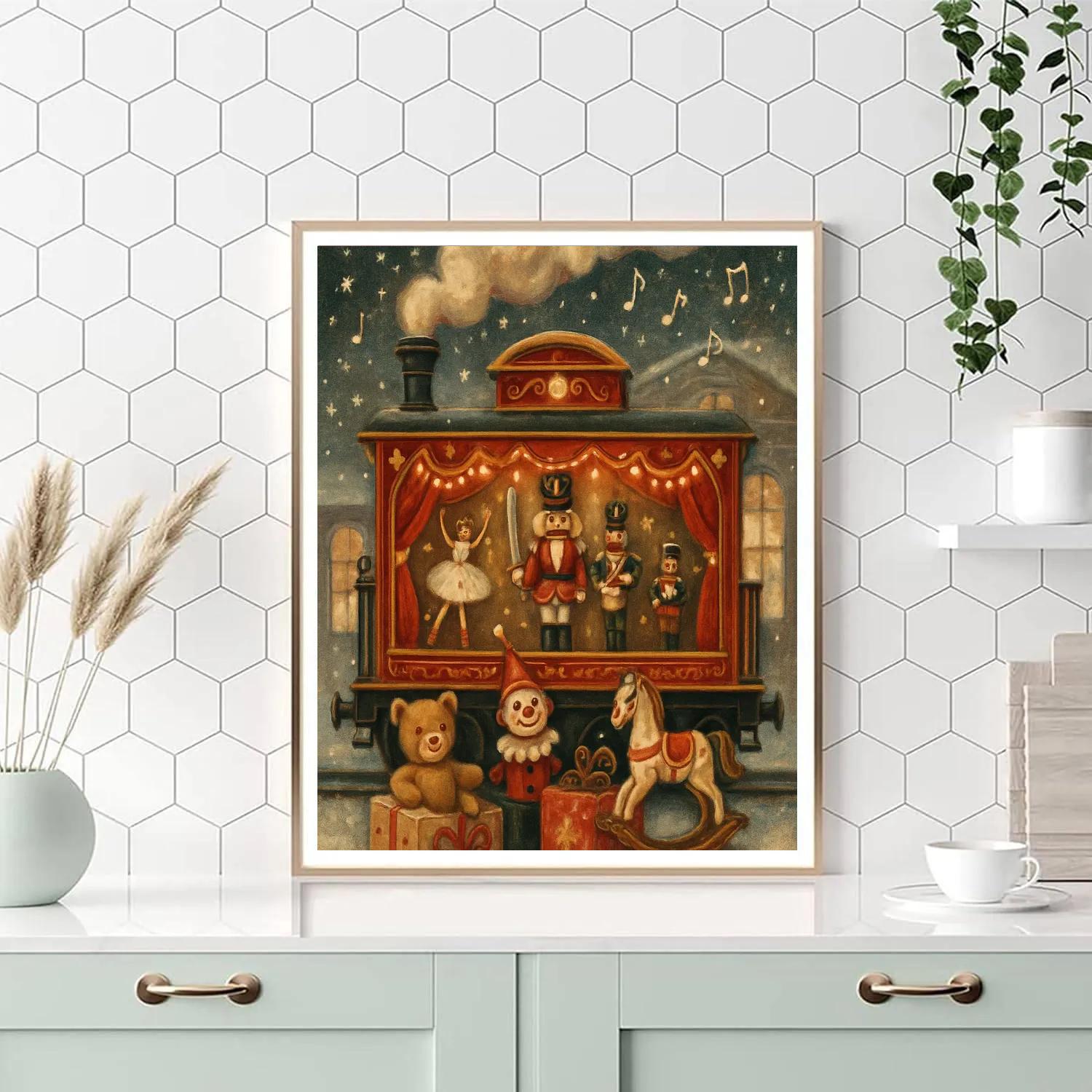 Nutcracker Traincar Number painting