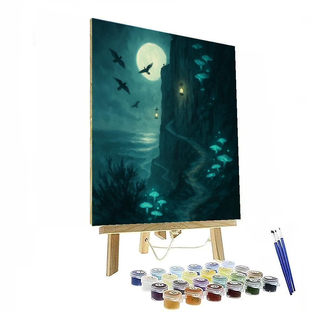 Phosphor Hollow Cliffside painting number kit
