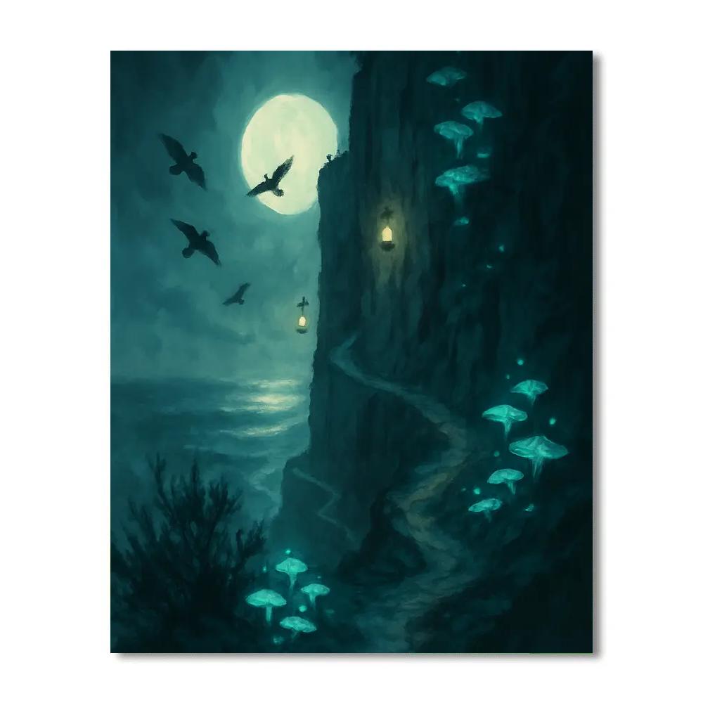 Phosphor Hollow Cliffside painting number kit