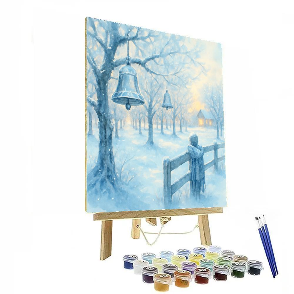 Silver Bell Orchard Painting by numbers kit