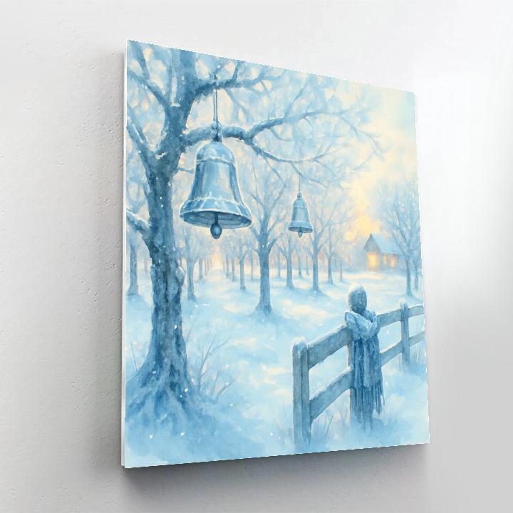 Silver Bell Orchard Painting by numbers kit