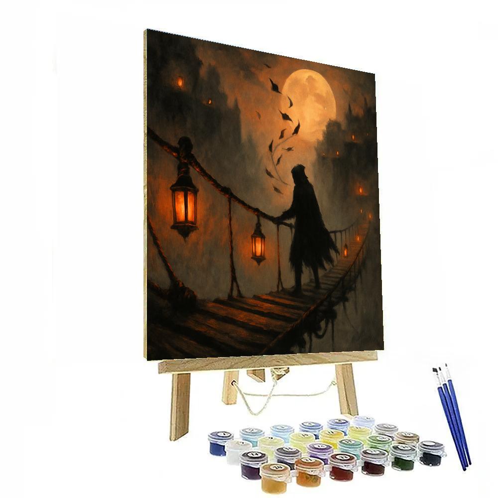 The Hollow Lantern Bridge paint by color