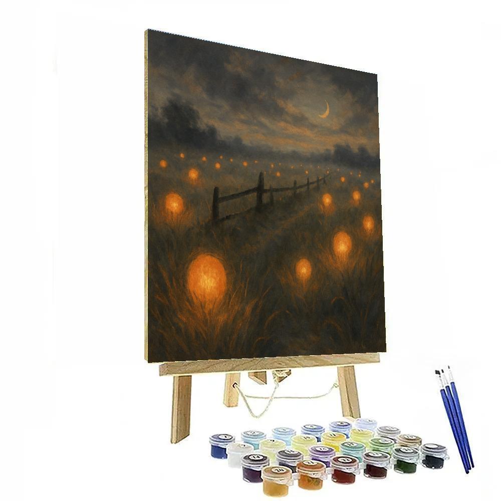 Ghostlight Pasture Number painting