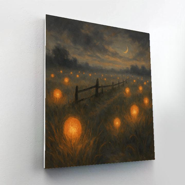 Ghostlight Pasture Number painting