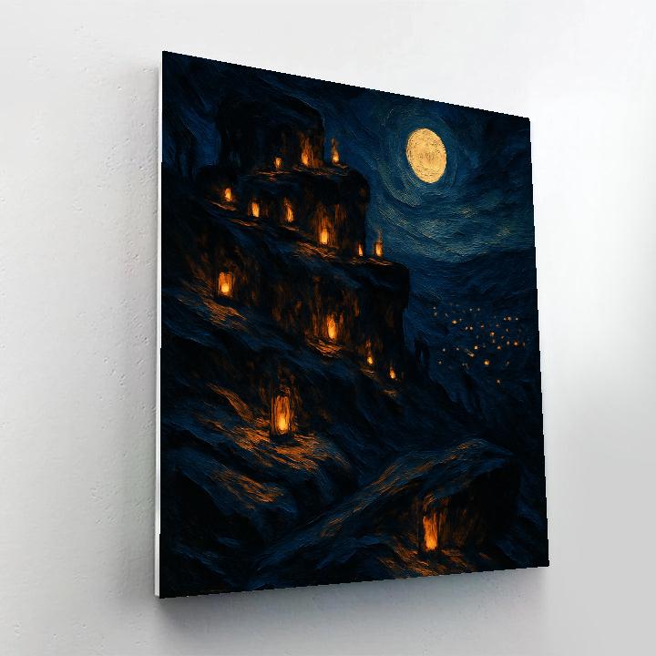 Flicker Hollow Overlook Painting by numbers kit