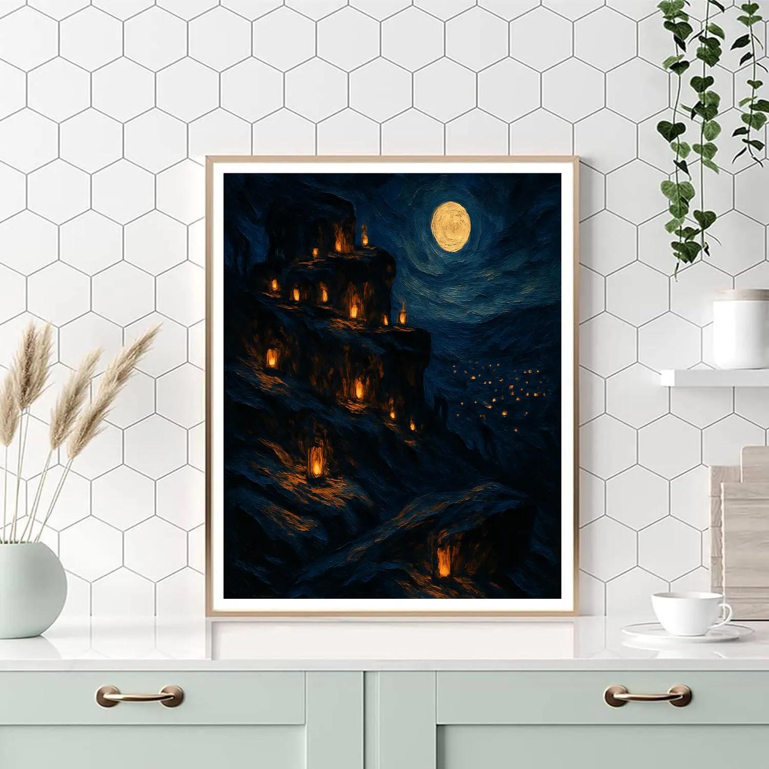 Flicker Hollow Overlook Painting by numbers kit