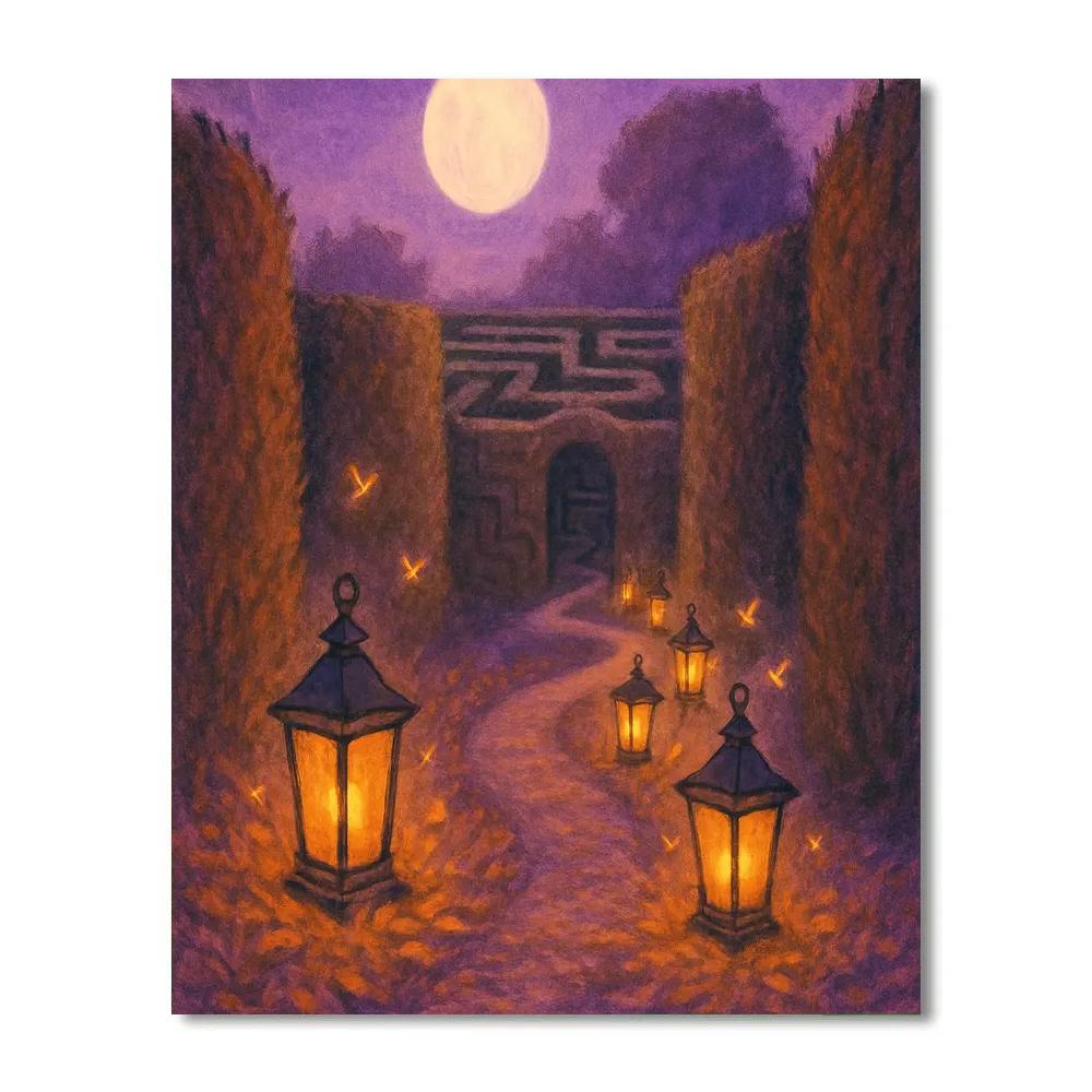 The Lanterned Windrow Numbered painting kits