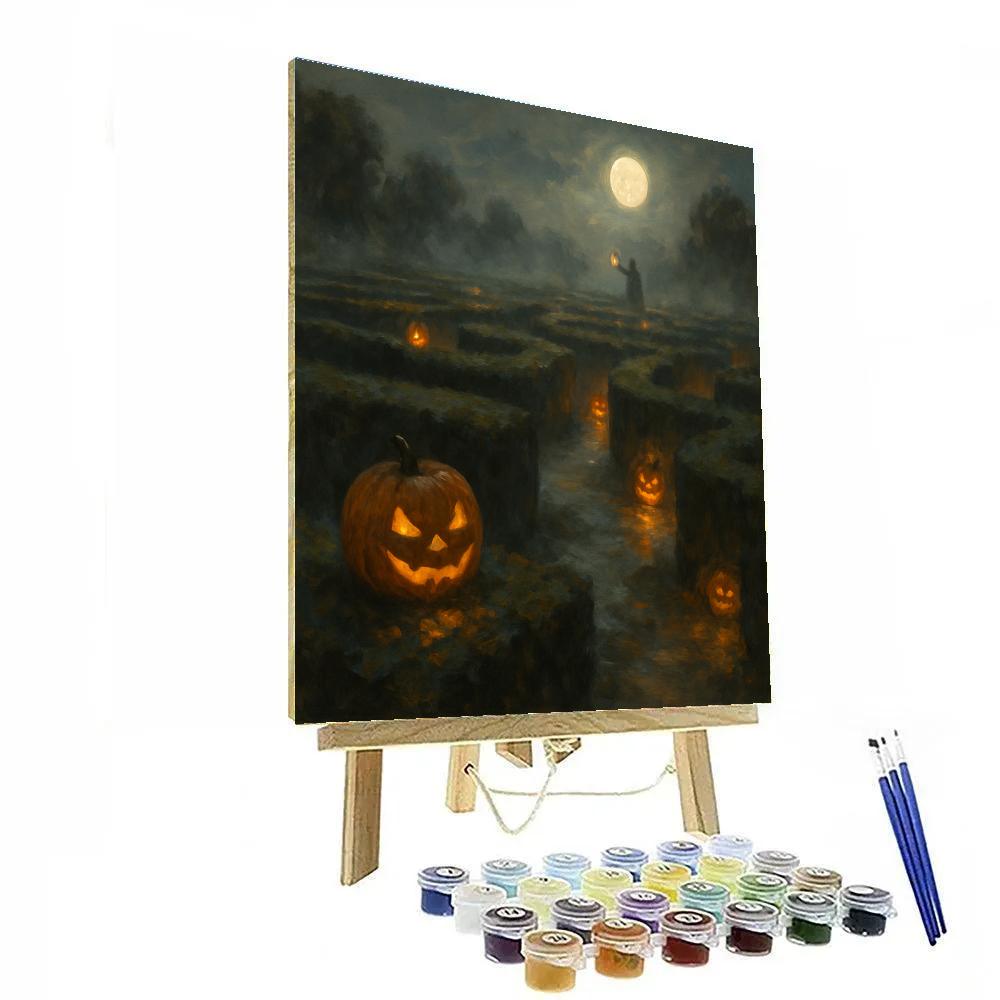 The Hollow Garden Maze paint by color