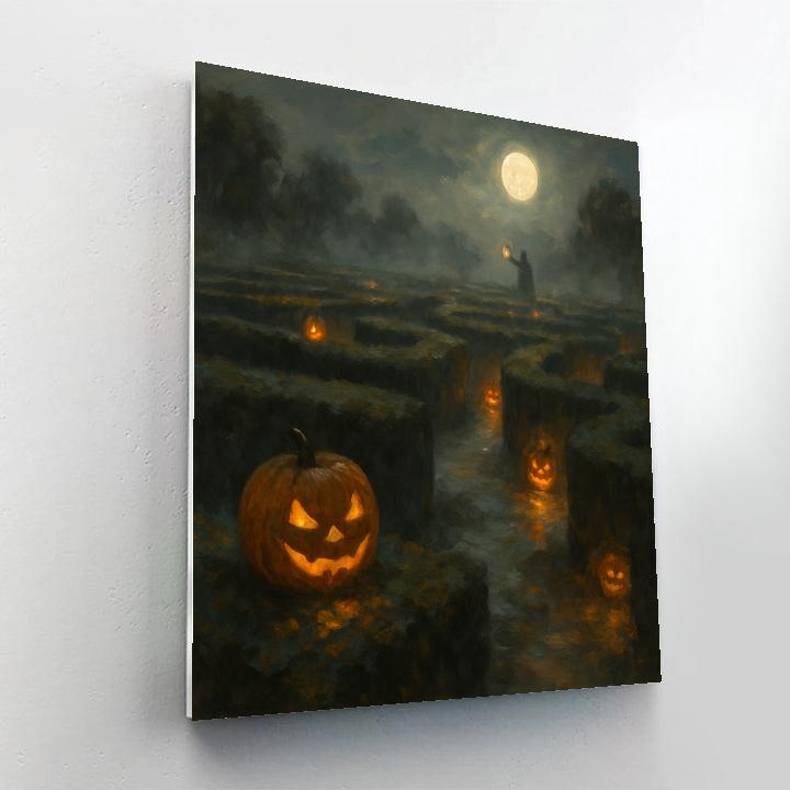 The Hollow Garden Maze paint by color